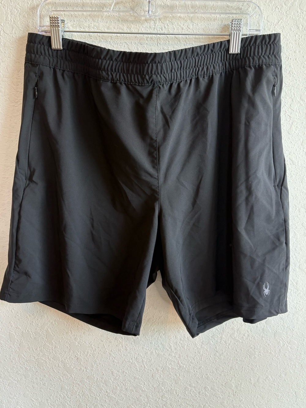 Spyder Active Men's Large Pro Web Black Athletic Shorts